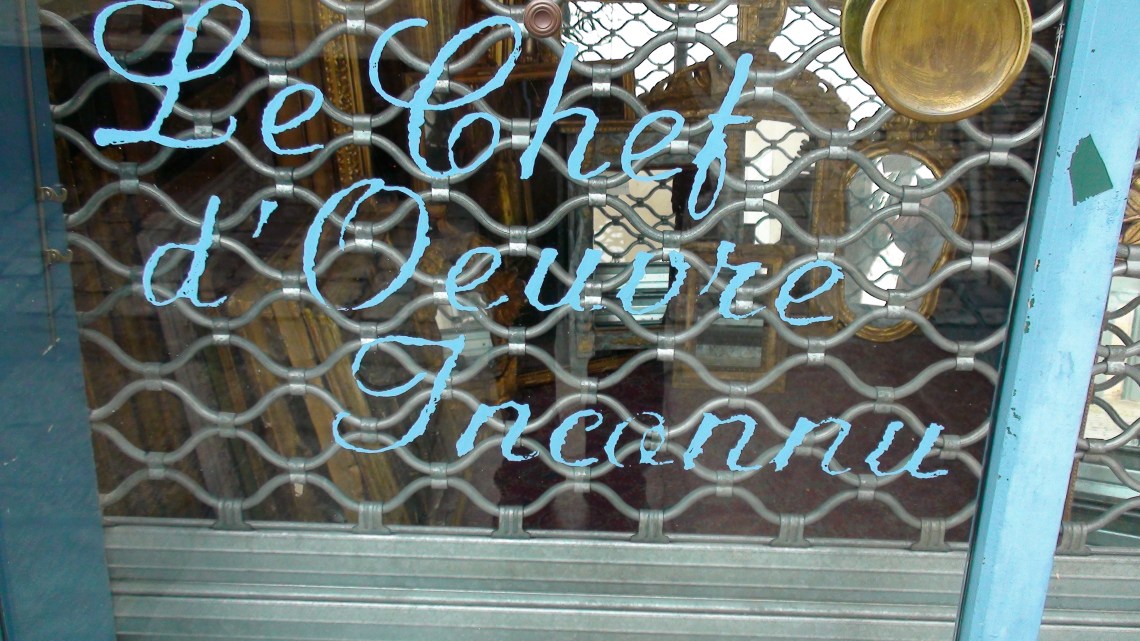 Le Chef d'Oeuvre inconnu (Quartier Saint-Paul, Paris, novembre 2009).