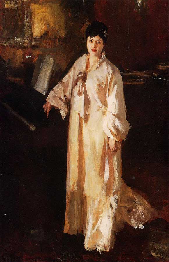 Portrait de Judith Gautier par John Singer Sargent, 1885.