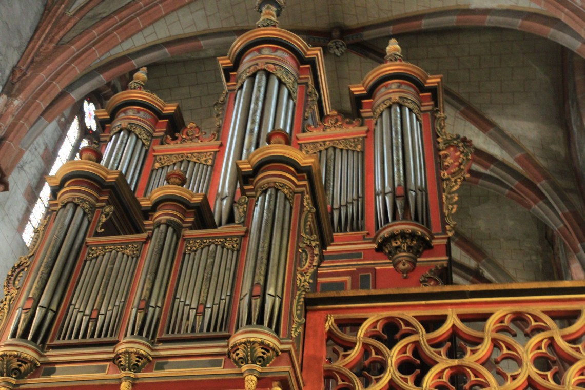 Orgue Silbermann. Eglise Saint-Pierre-le-Jeune, Strasbourg (Photo ANdré Lange-Médart).
