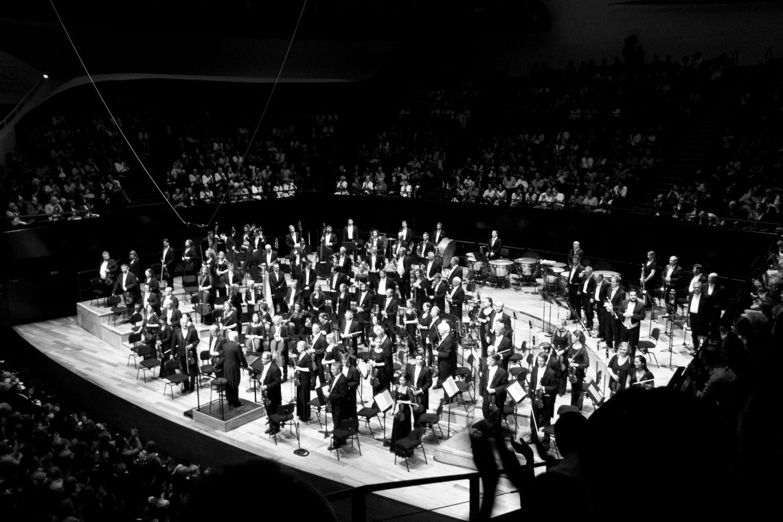 Bernard Haitink et le London Philarmonic Orchestra Photo : André Lange-Médart