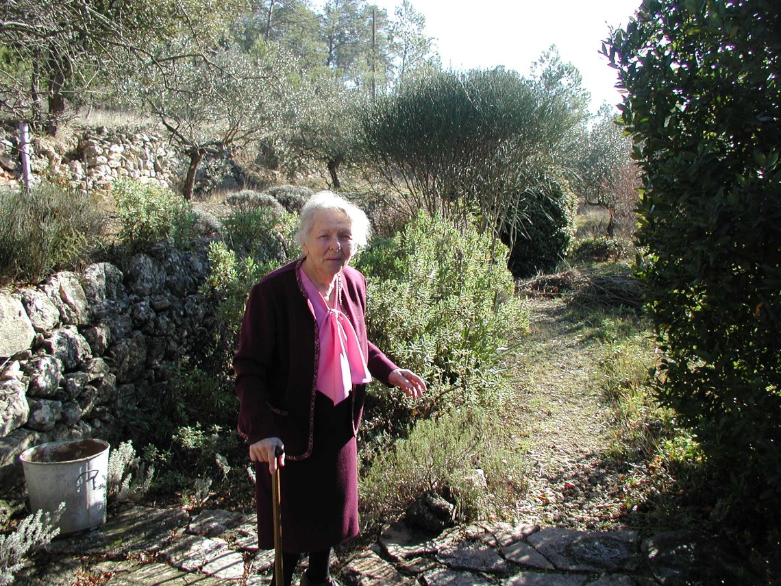 Josée Lange-Médart (1928-2007) à Entrecasteaux.