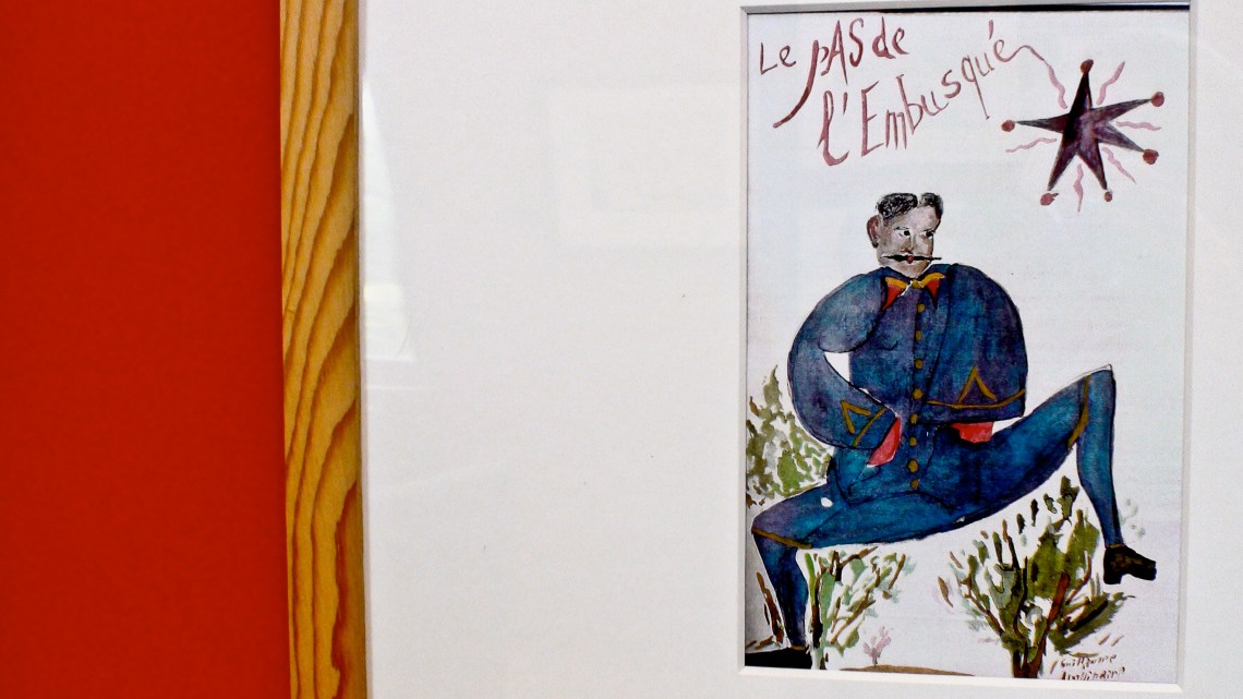  Dessin de Guillaume Apollinaire conservé au Musée Apollinaire de Stavelot. Photo André Lange-Médart