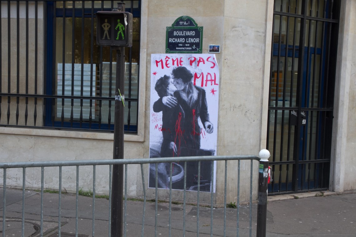 A deux pas du Bataclan (Paris, novembre 2015) 