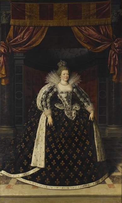 Marie de Medicis, par Frans Pourbus le Jeune (1610) (Musée du Louvre).
