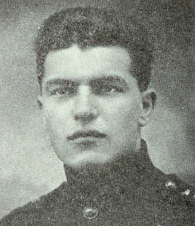 François Médart, probablement durant son service militaire (v. 1920 ?)